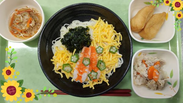 サニープラザ妙法寺　厨房　『七夕の行事食を提供しました♪』