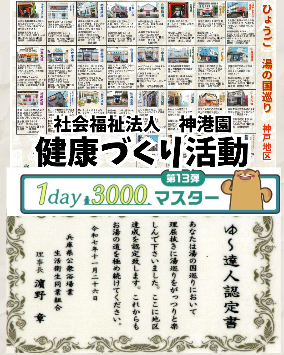 医療事業部の職員の健康づくりへの取り組み